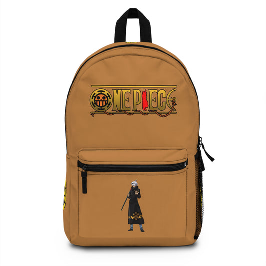 Trafalgar D. Water Law One Piece Anime Backpack Light brown ⚓