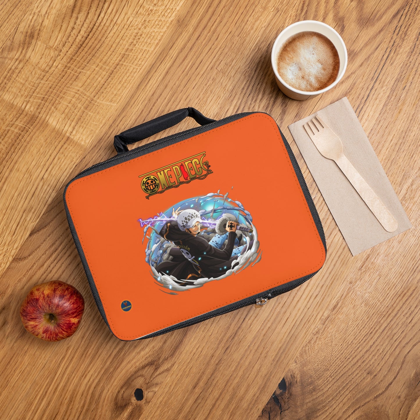 Trafalgar D. Water Law One Piece Anime Lunch Bag Orange 🍱