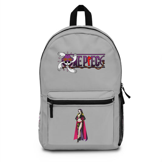 Nico Robin One Piece Premium Anime Backpack Light grey 🎒
