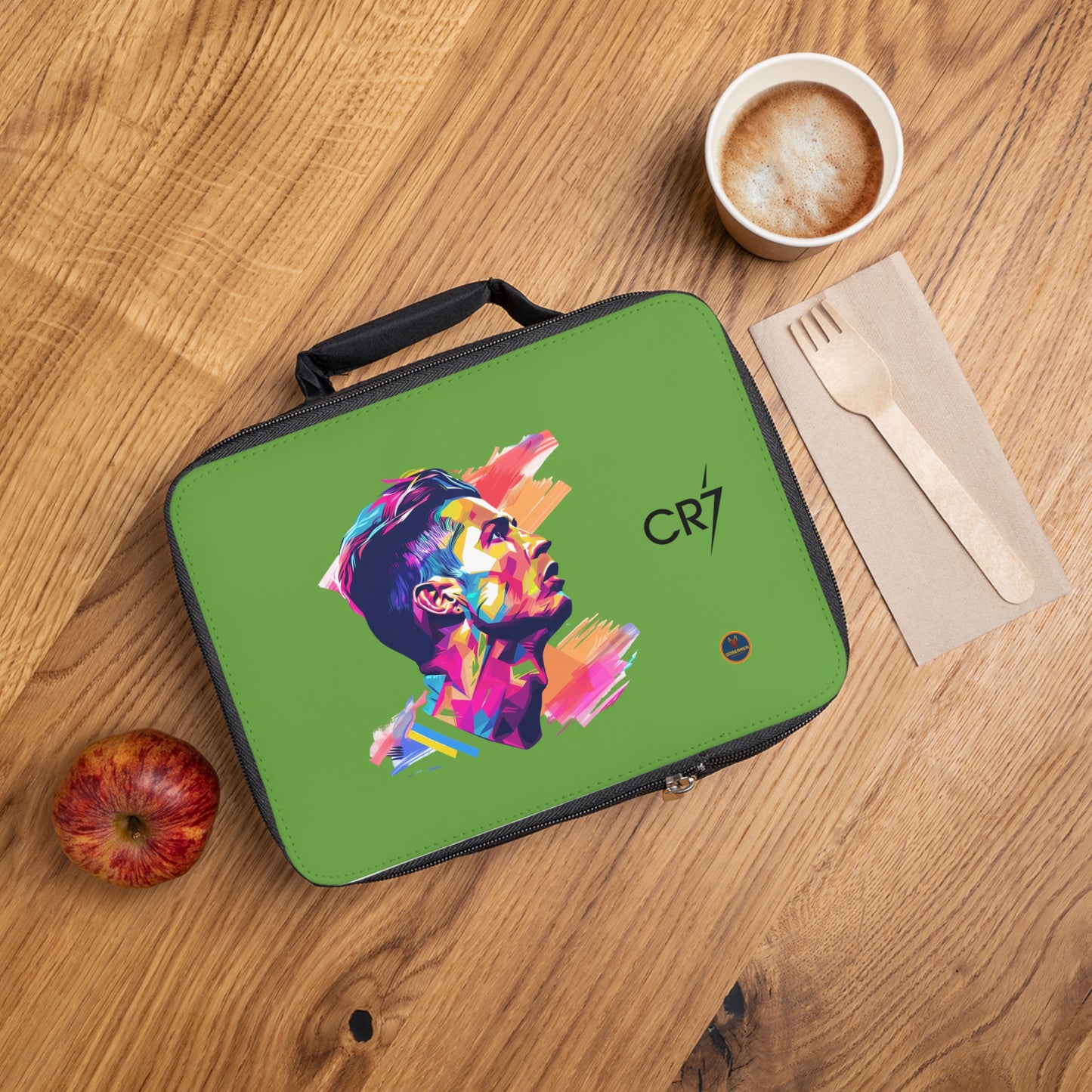 Cristiano Ronaldo CR7 Thermal Lunch Bag Green ⚽🥶