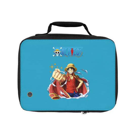 Monkey D. Luffy One Piece Anime Lunch Bag Turquoise 🍱