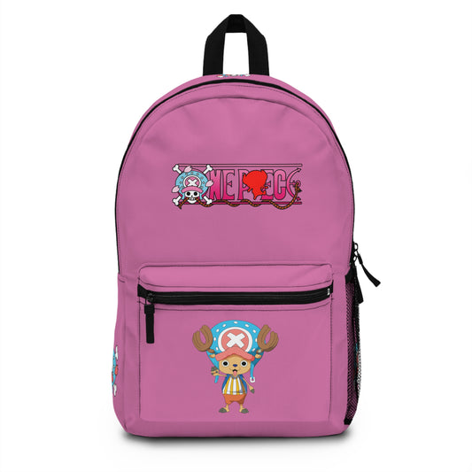 Tony Tony Chopper One Piece Premium Backpack Light pink 🎒✨