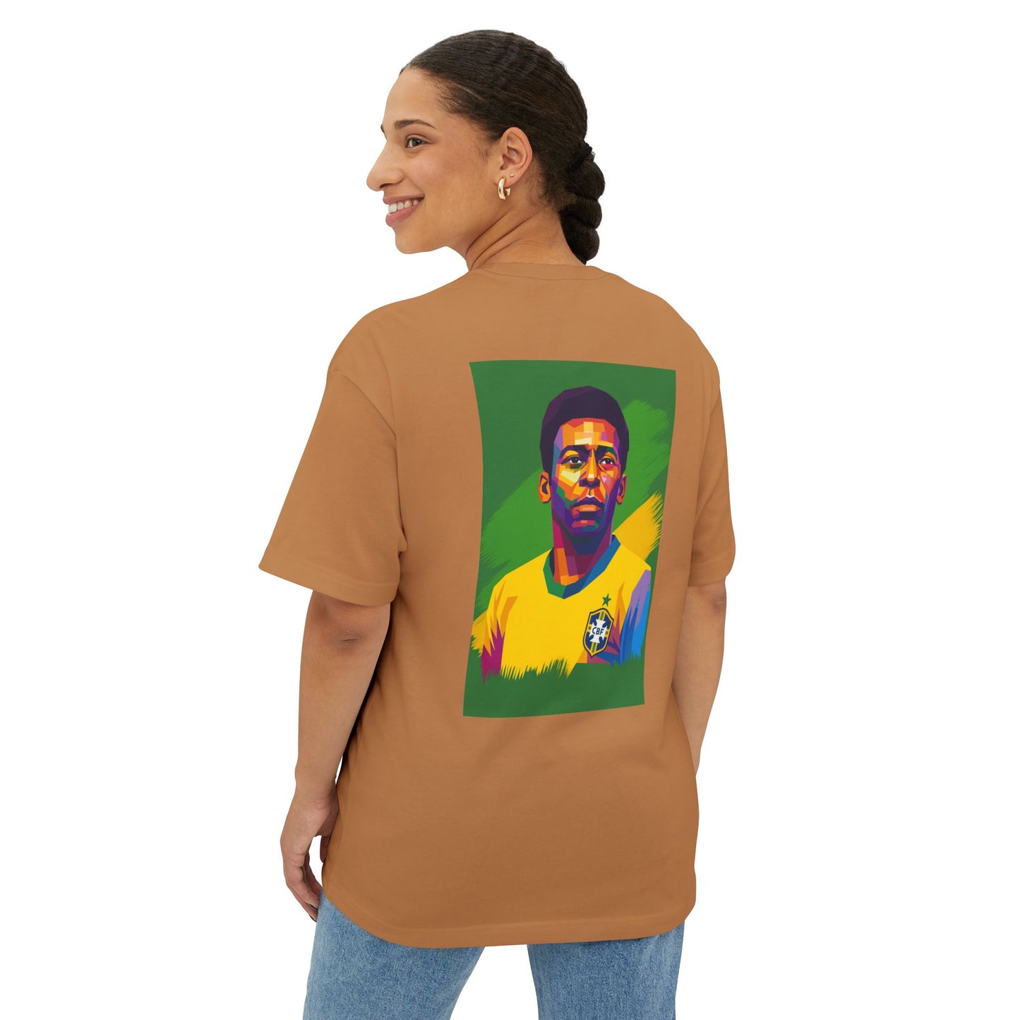 Pelé Oversized Boxy Tee | Brazil 10 Soccer Style 👕 ⚽ 🇧🇷 👑