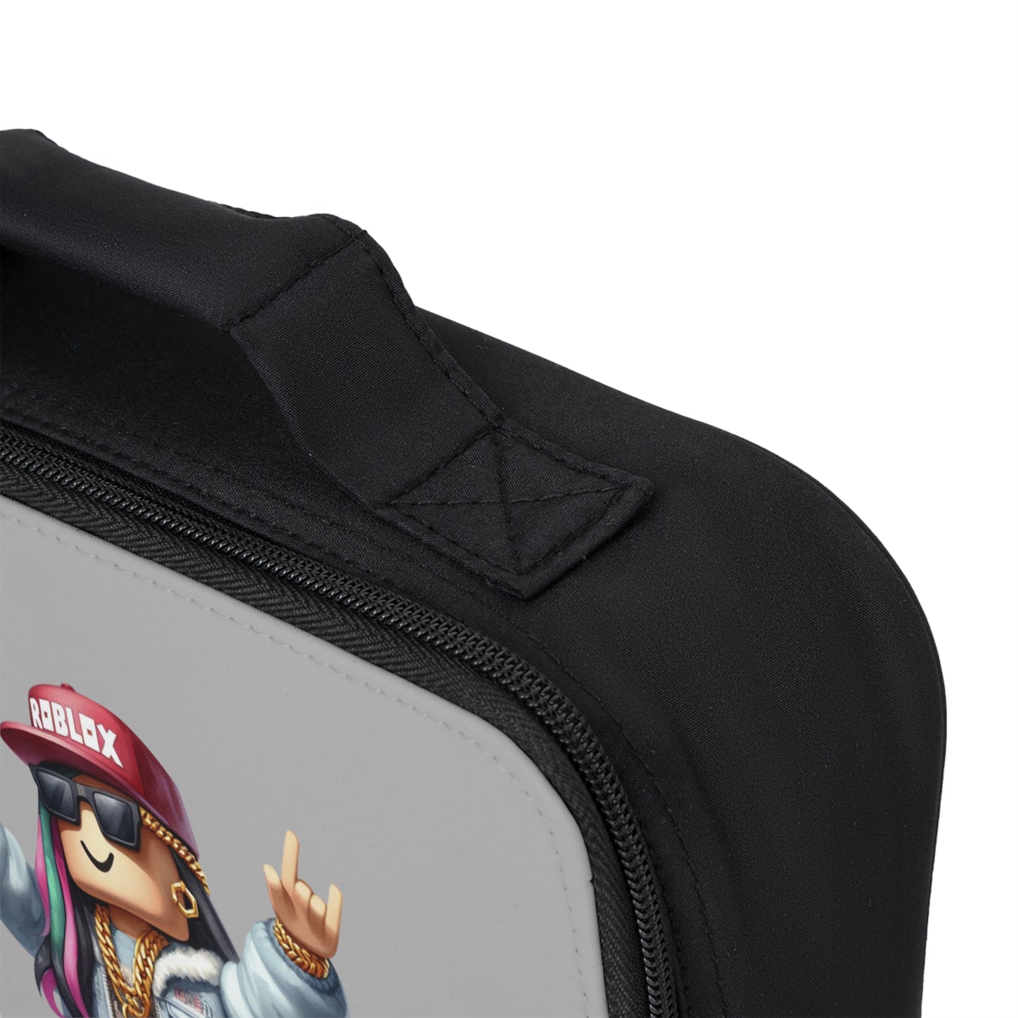 Insulated Roblox Lunch Tote Light grey 🎮✨⚡