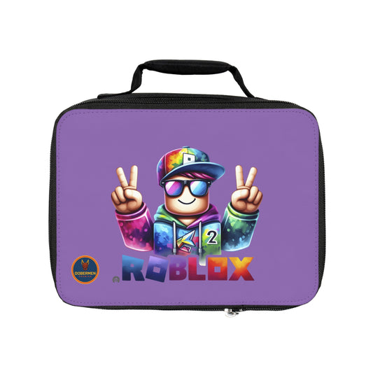 Roblox Fan Lunch Bag Light purple 🎮🎒✨