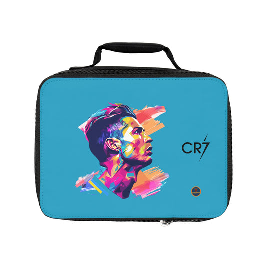 Cristiano Ronaldo CR7 Thermal Lunch Bag Turquoise ⚽🥶