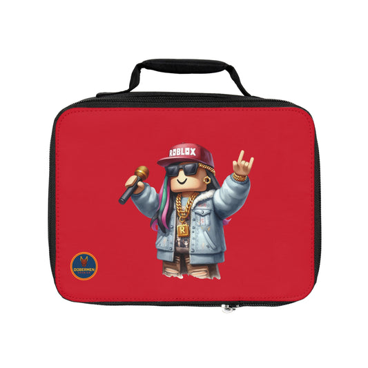 Insulated Roblox Lunch Tote Dark red 🎮✨⚡