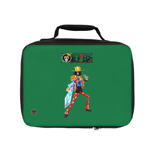 Brook One Piece Anime Lunch Bag Dark green 🍱