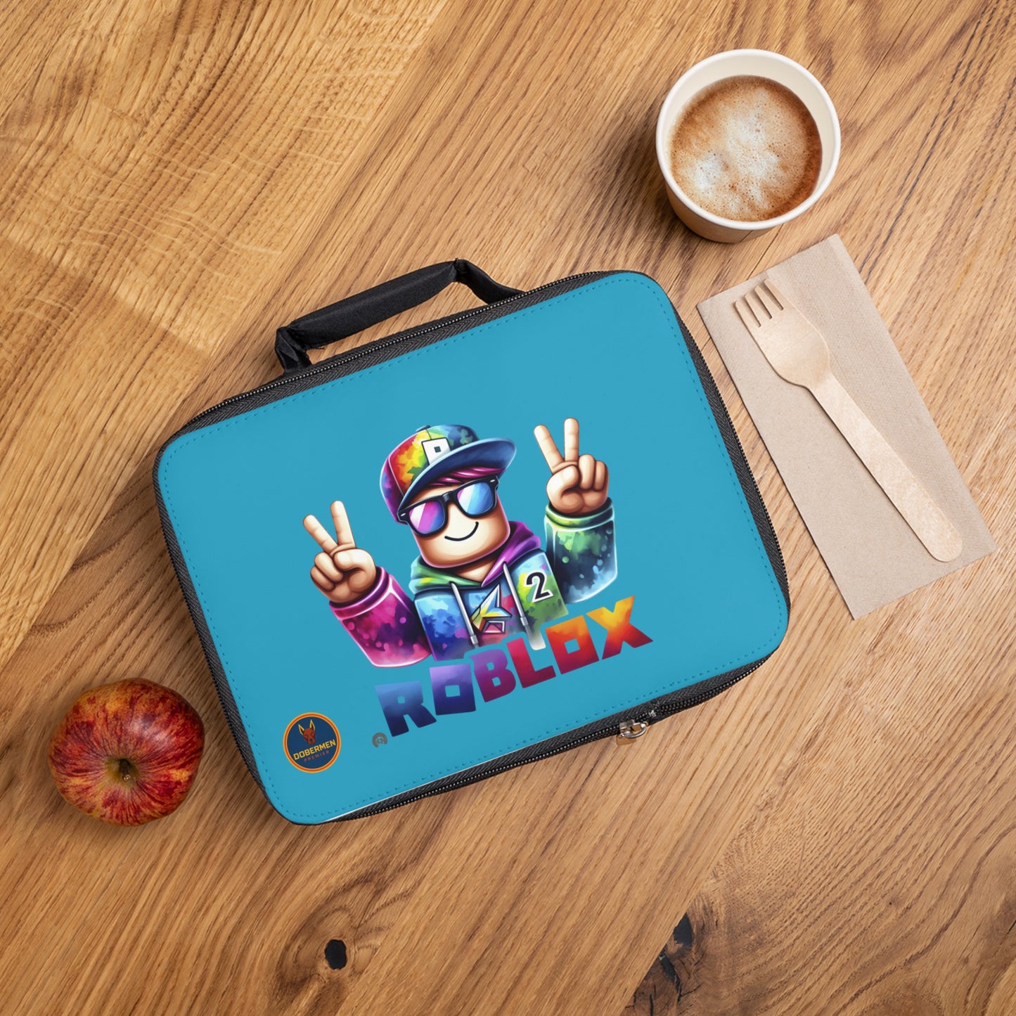 Roblox Fan Lunch Bag Light Turquoise 🎮🎒✨