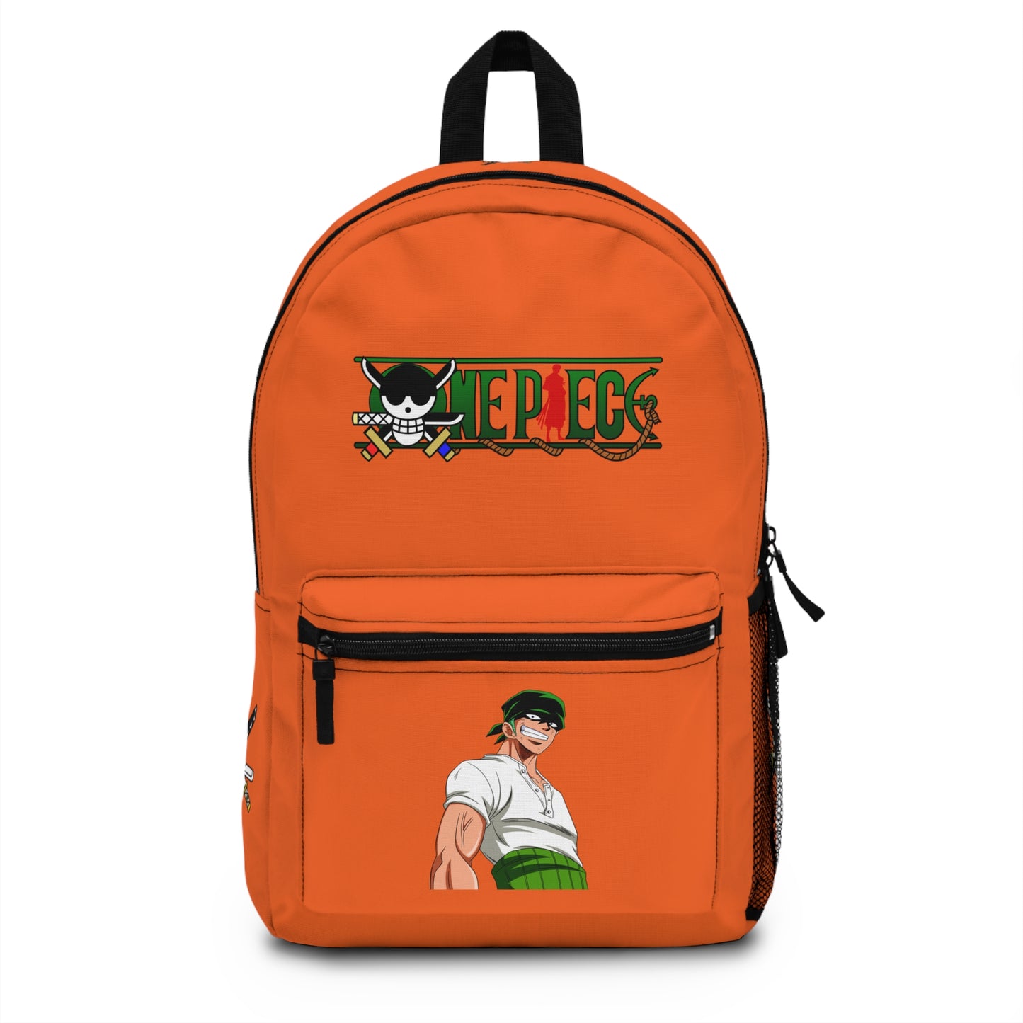 Roronoa Zoro One Piece Anime Backpack Orange 🗡️