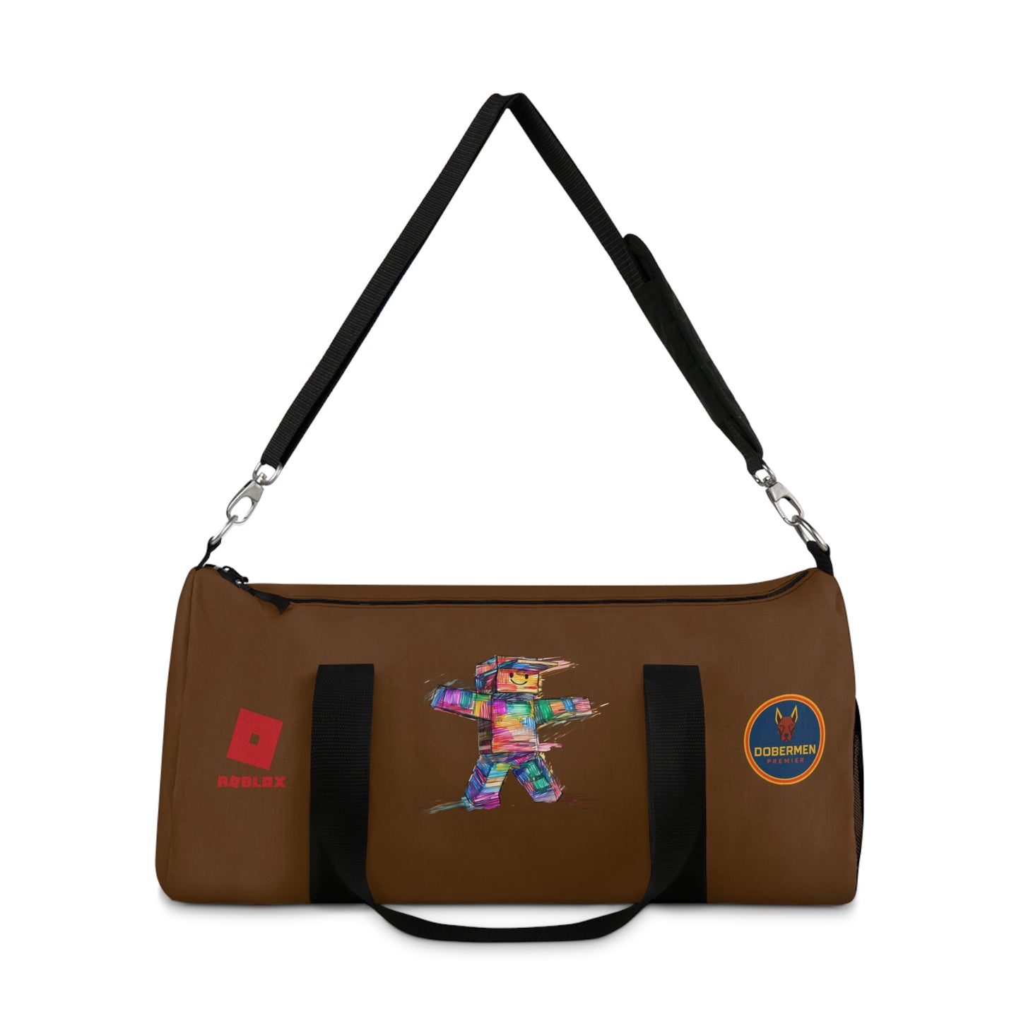 Roblox Themed Duffel Bag Brown 🧒🕹️ 👧
