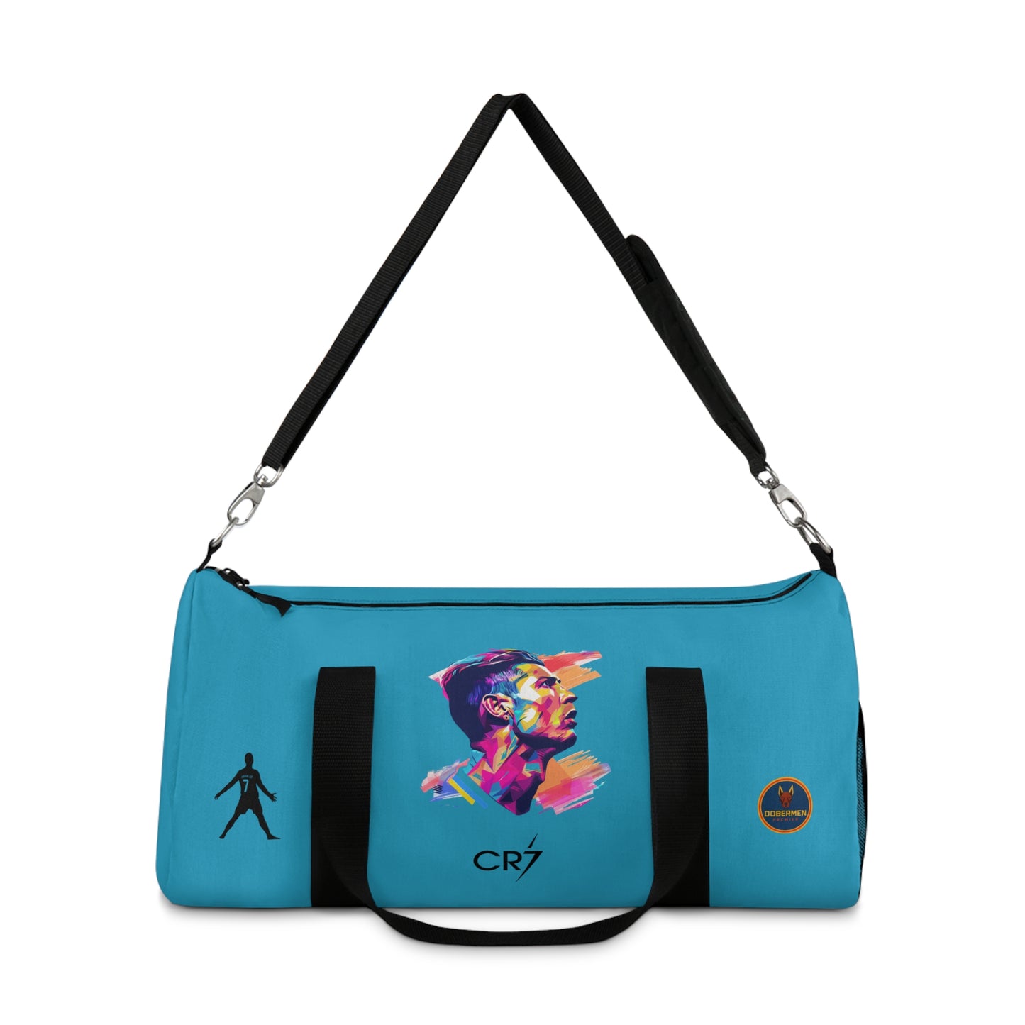 Premium Cristiano Ronaldo Duffel Bag Turquoise 🏆⚽