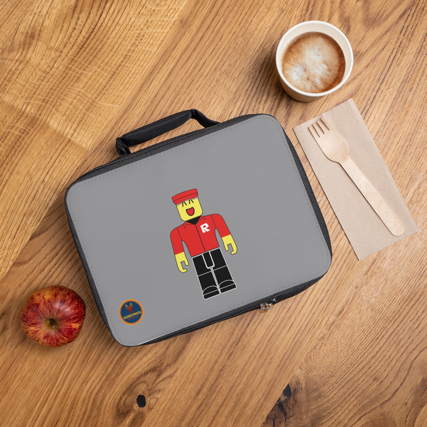 Roblox Gamer Lunch Bag Grey 🎮🎒✨