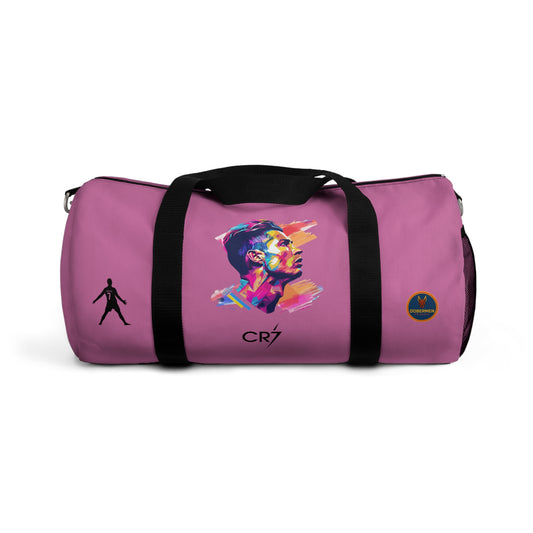 Premium Cristiano Ronaldo Duffel Bag Light pink 🏆⚽