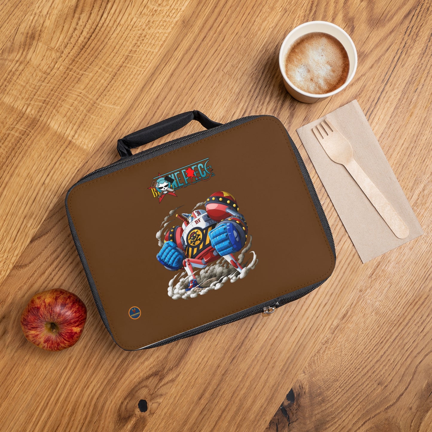 Franky One Piece Anime Lunch Bag Brown 🍱
