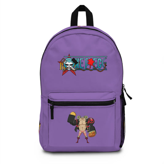 Franky One Piece Anime Backpack Light purple 🔧