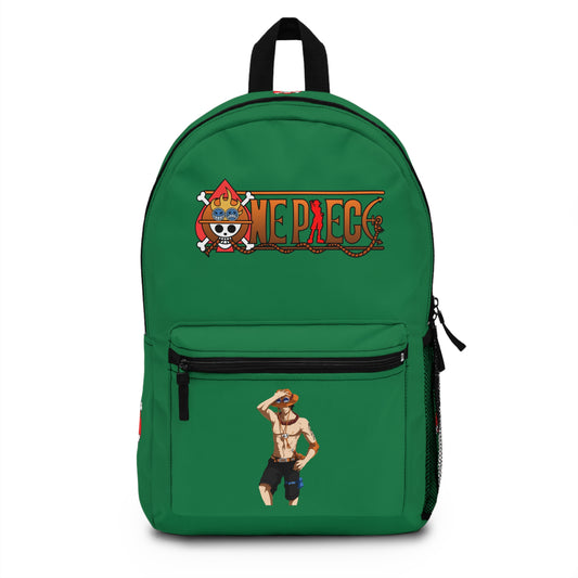 Sanji One Piece Anime Backpack Dark green 🍳