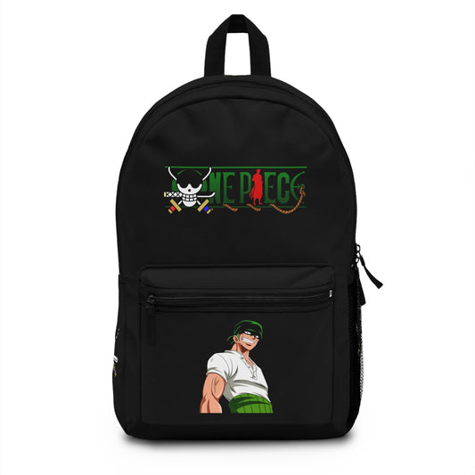 Roronoa Zoro One Piece Anime Backpack Black 🗡️