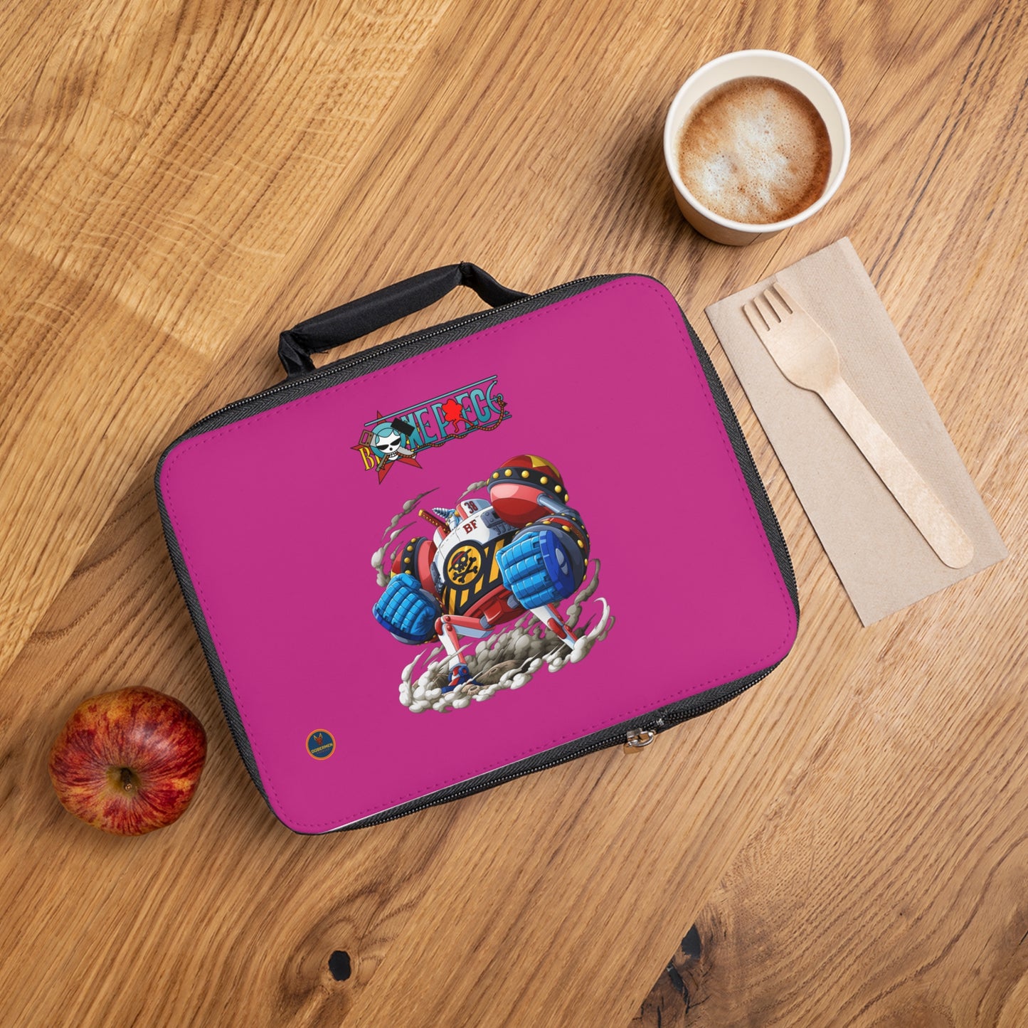 Franky One Piece Anime Lunch Bag Pink 🍱