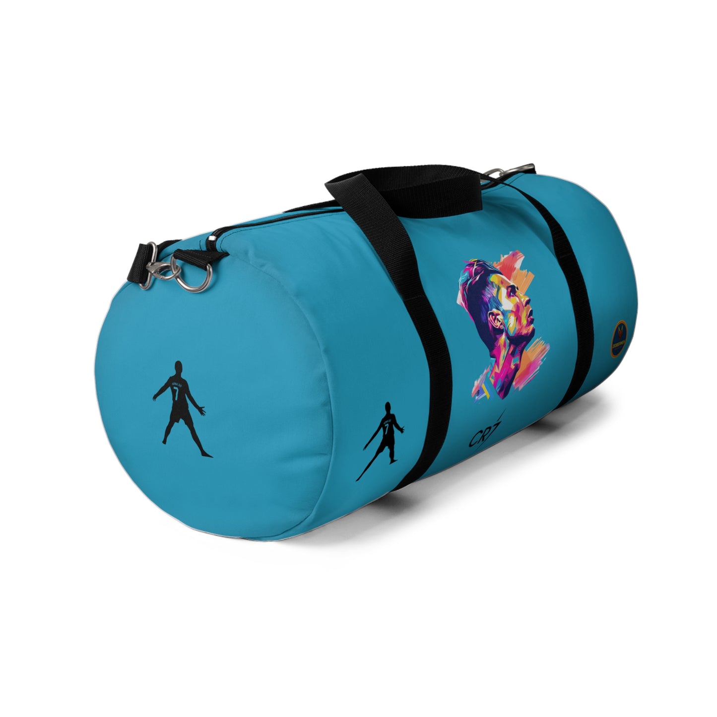 Premium Cristiano Ronaldo Duffel Bag Turquoise 🏆⚽