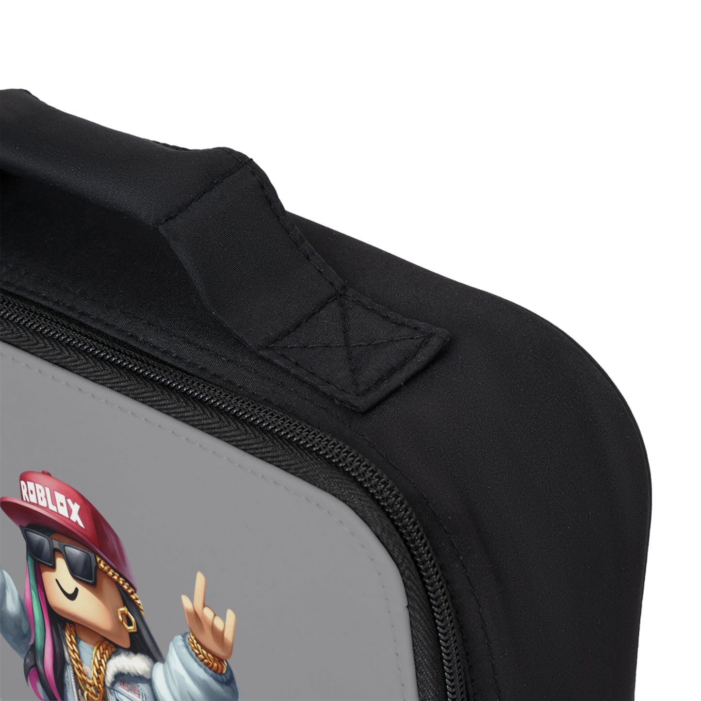 Insulated Roblox Lunch Tote Grey🎮✨⚡