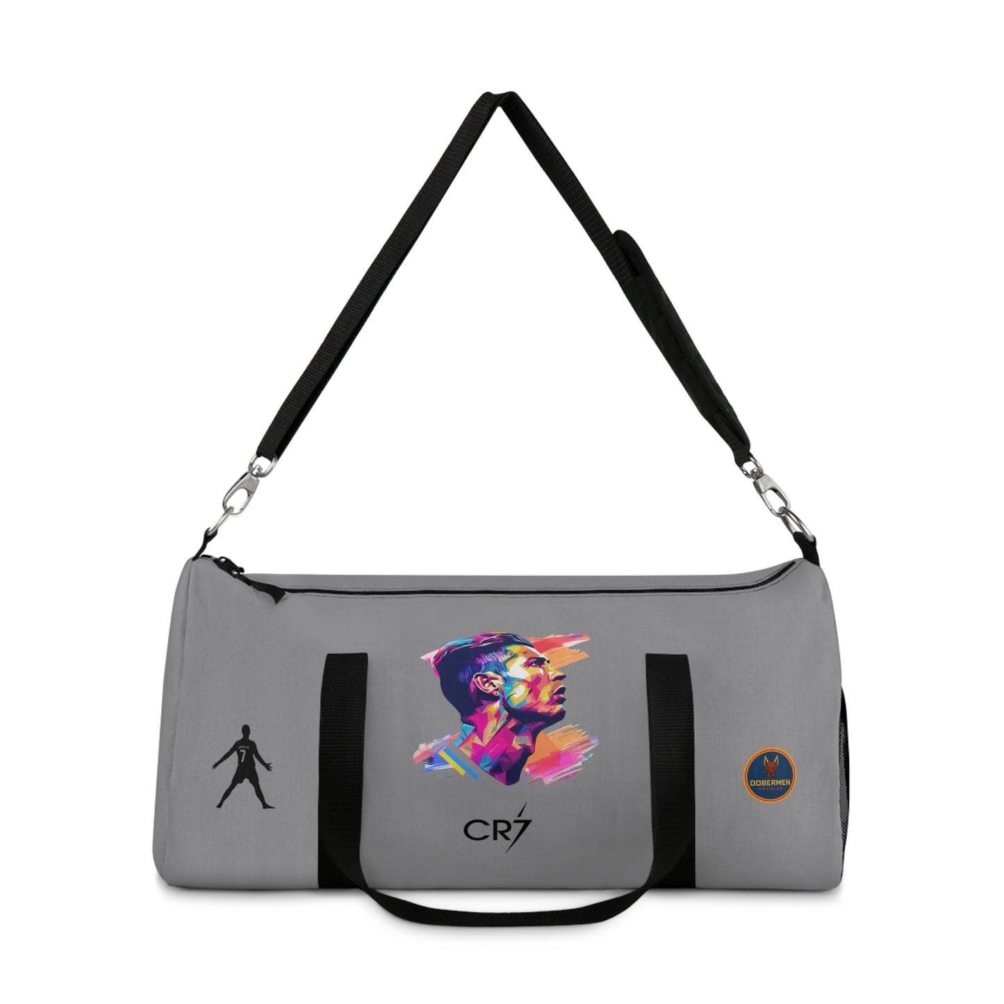 Premium Cristiano Ronaldo Duffel Bag Grey 🏆⚽