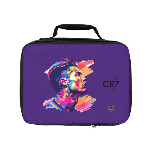 Cristiano Ronaldo CR7 Thermal Lunch Bag Purple ⚽🥶