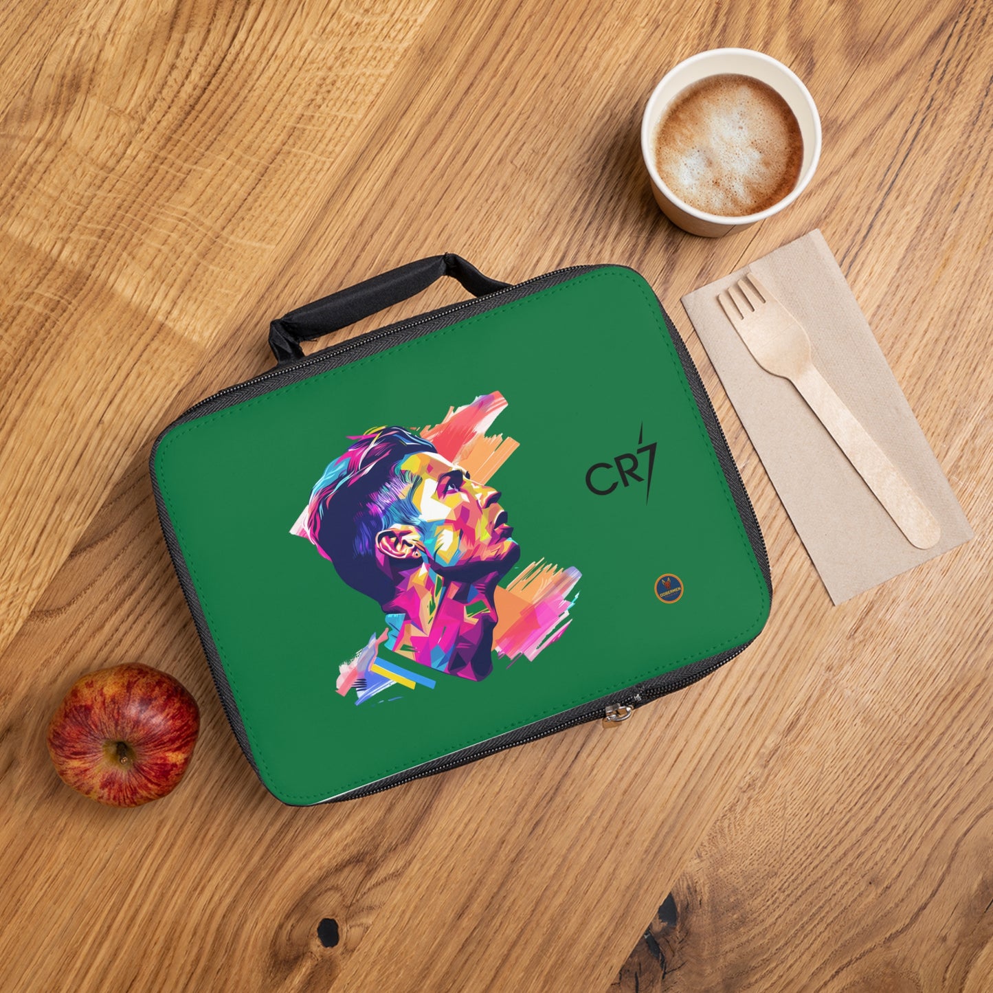 Cristiano Ronaldo CR7 Thermal Lunch Bag Dark green ⚽🥶