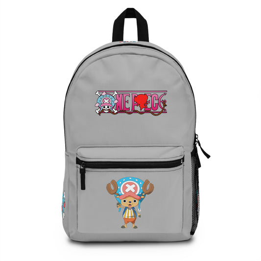 Tony Tony Chopper One Piece Premium Backpack Light grey 🎒✨