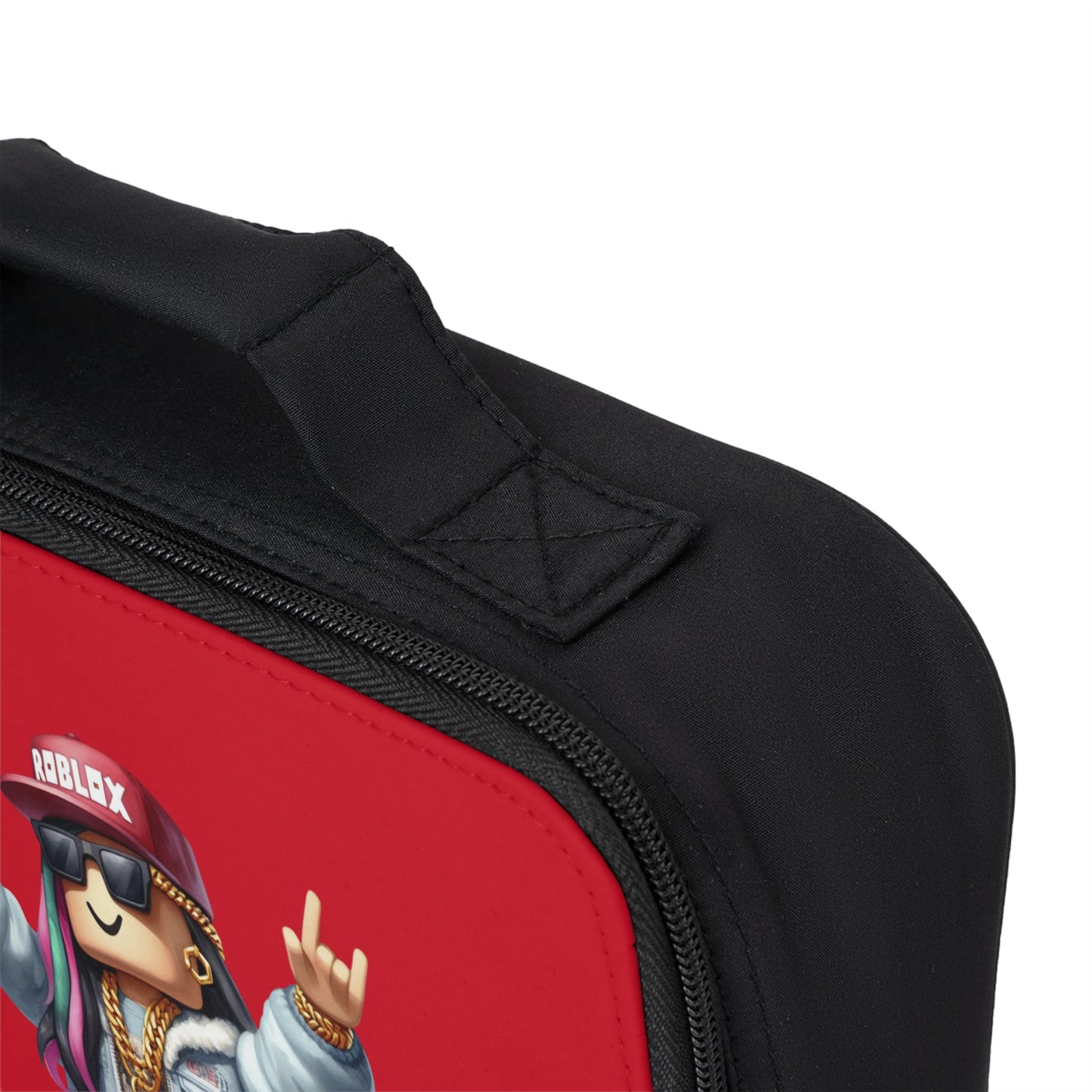 Insulated Roblox Lunch Tote Dark red 🎮✨⚡