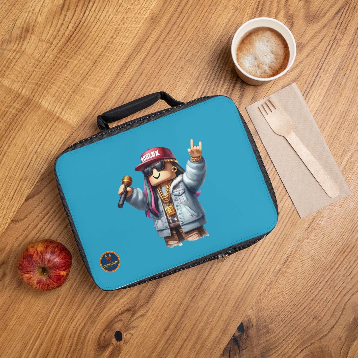 Insulated Roblox Lunch Tote Turquoise 🎮✨⚡