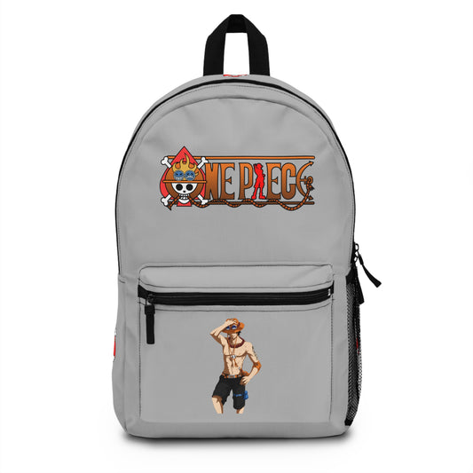Sanji One Piece Anime Backpack Light grey 🍳