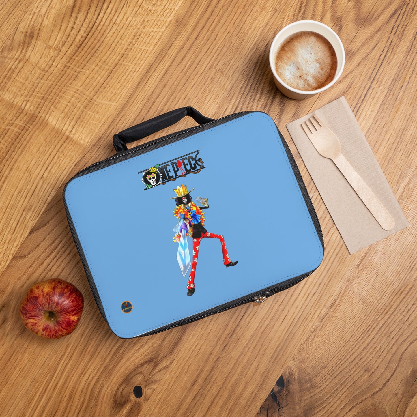 Brook One Piece Anime Lunch Bag Light blue 🍱