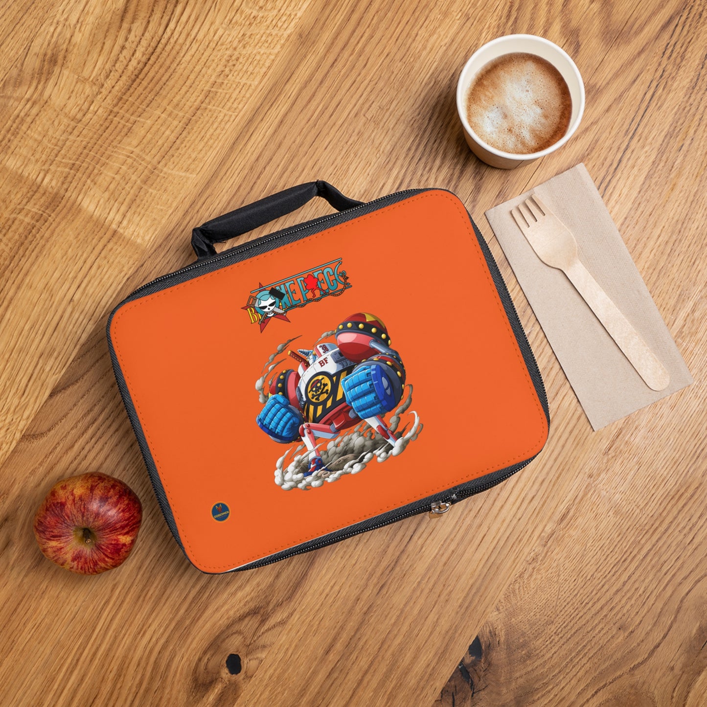 Franky One Piece Anime Lunch Bag Orange 🍱