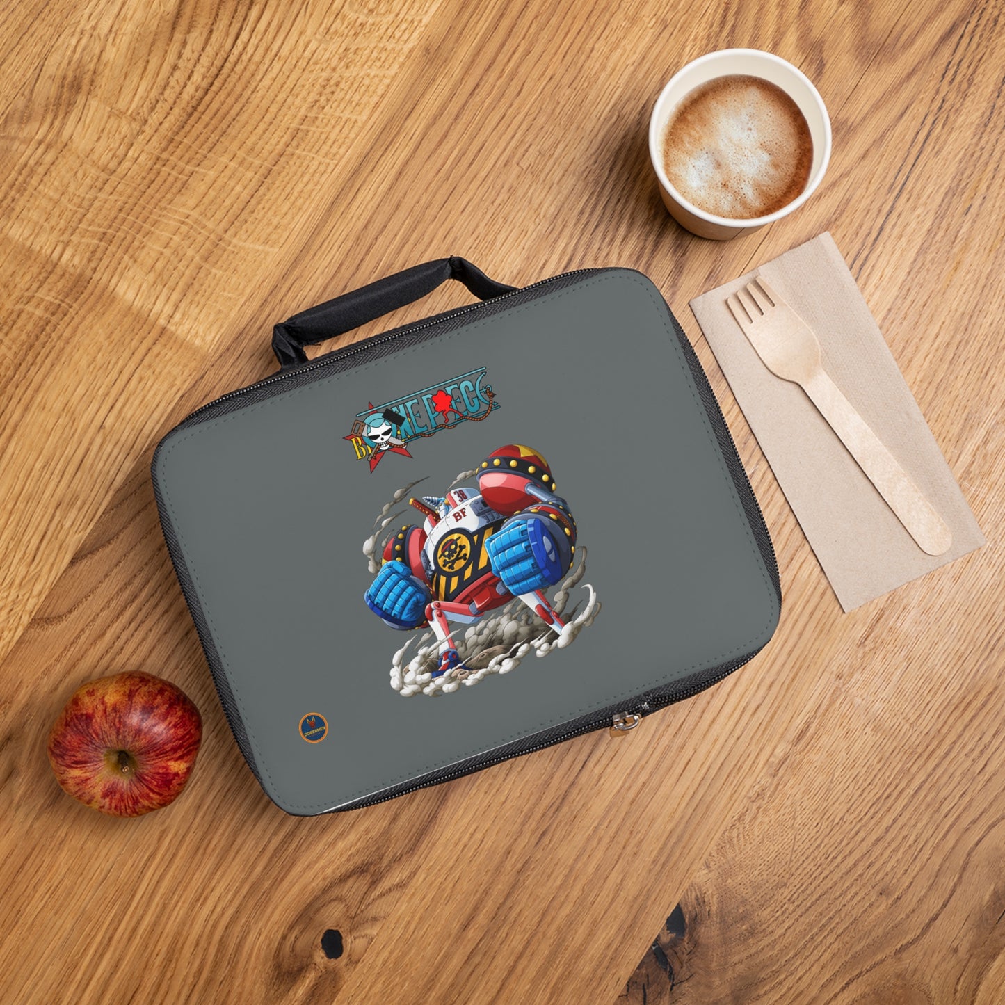 Franky One Piece Anime Lunch Bag Dark grey 🍱