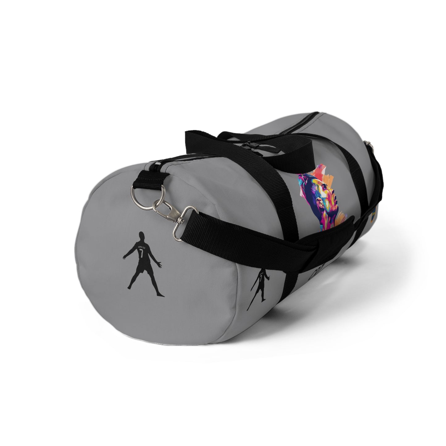 Premium Cristiano Ronaldo Duffel Bag Grey 🏆⚽