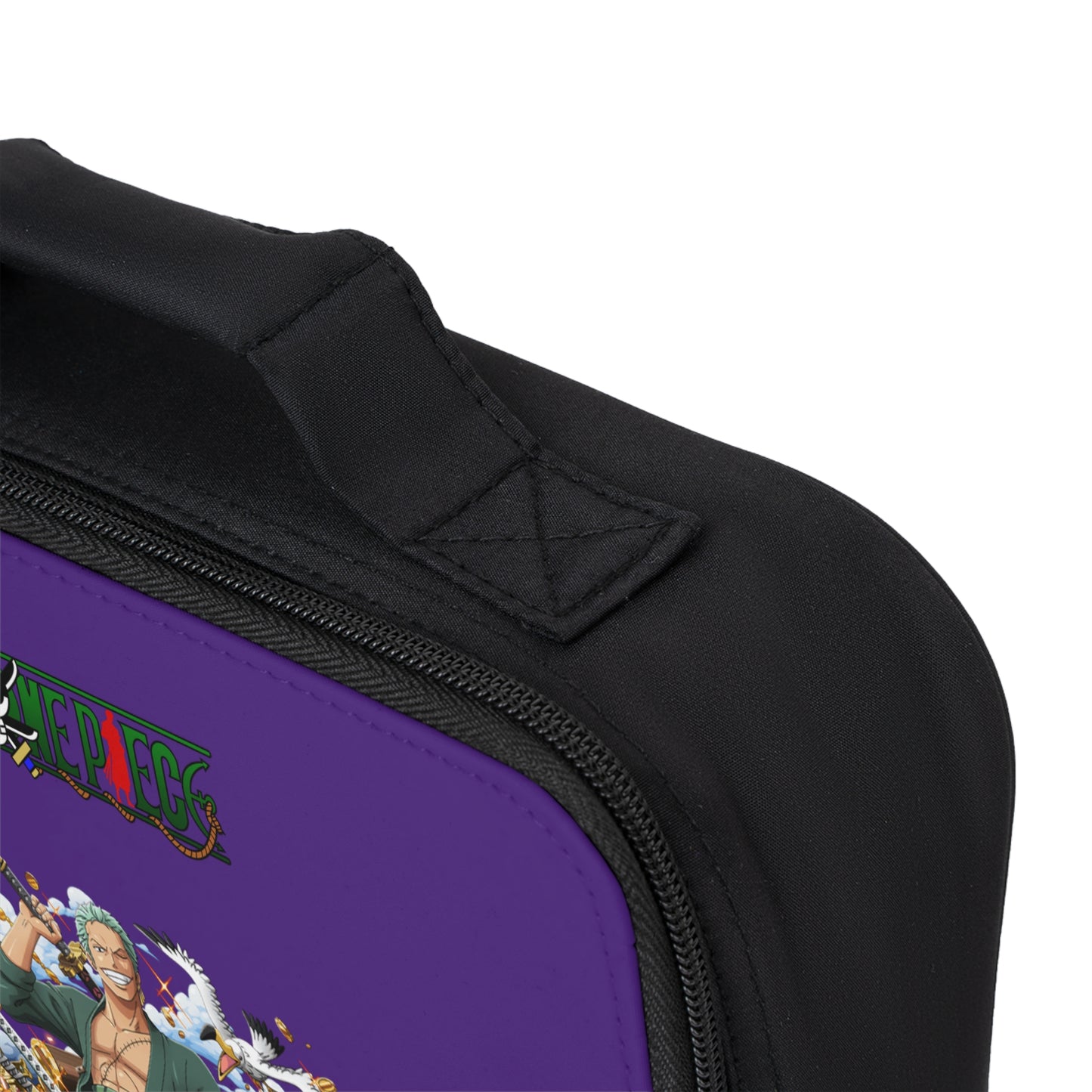 Roronoa Zoro One Piece Anime Lunch Bag Purple 🍱