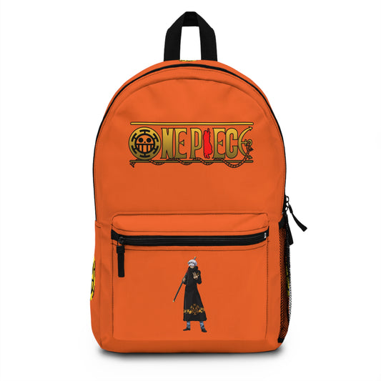 Trafalgar D. Water Law One Piece Anime Backpack Orange ⚓