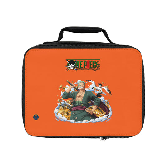 Roronoa Zoro One Piece Anime Lunch Bag Orange 🍱