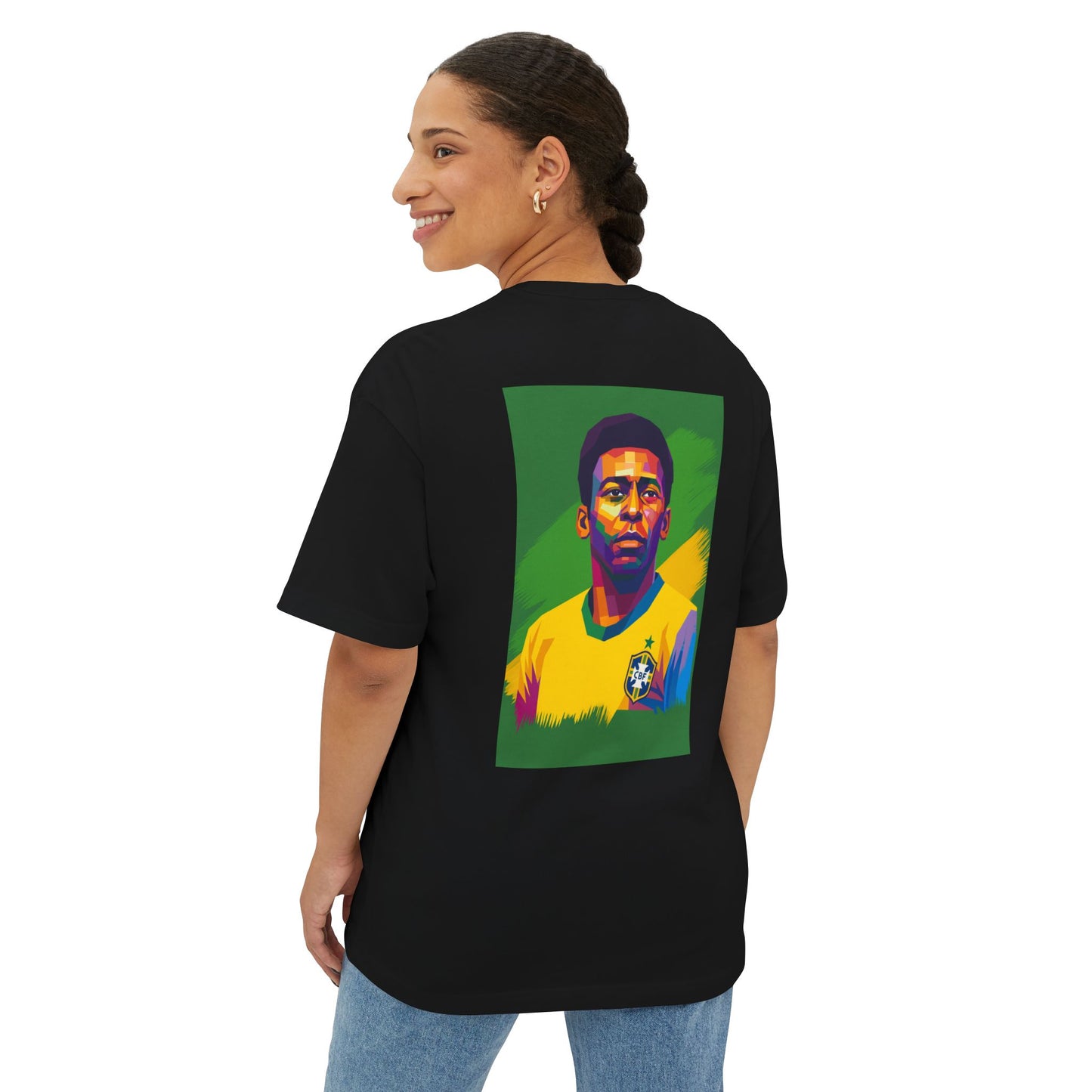 Pelé Oversized Boxy Tee | Brazil 10 Soccer Style 👕 ⚽ 🇧🇷 👑