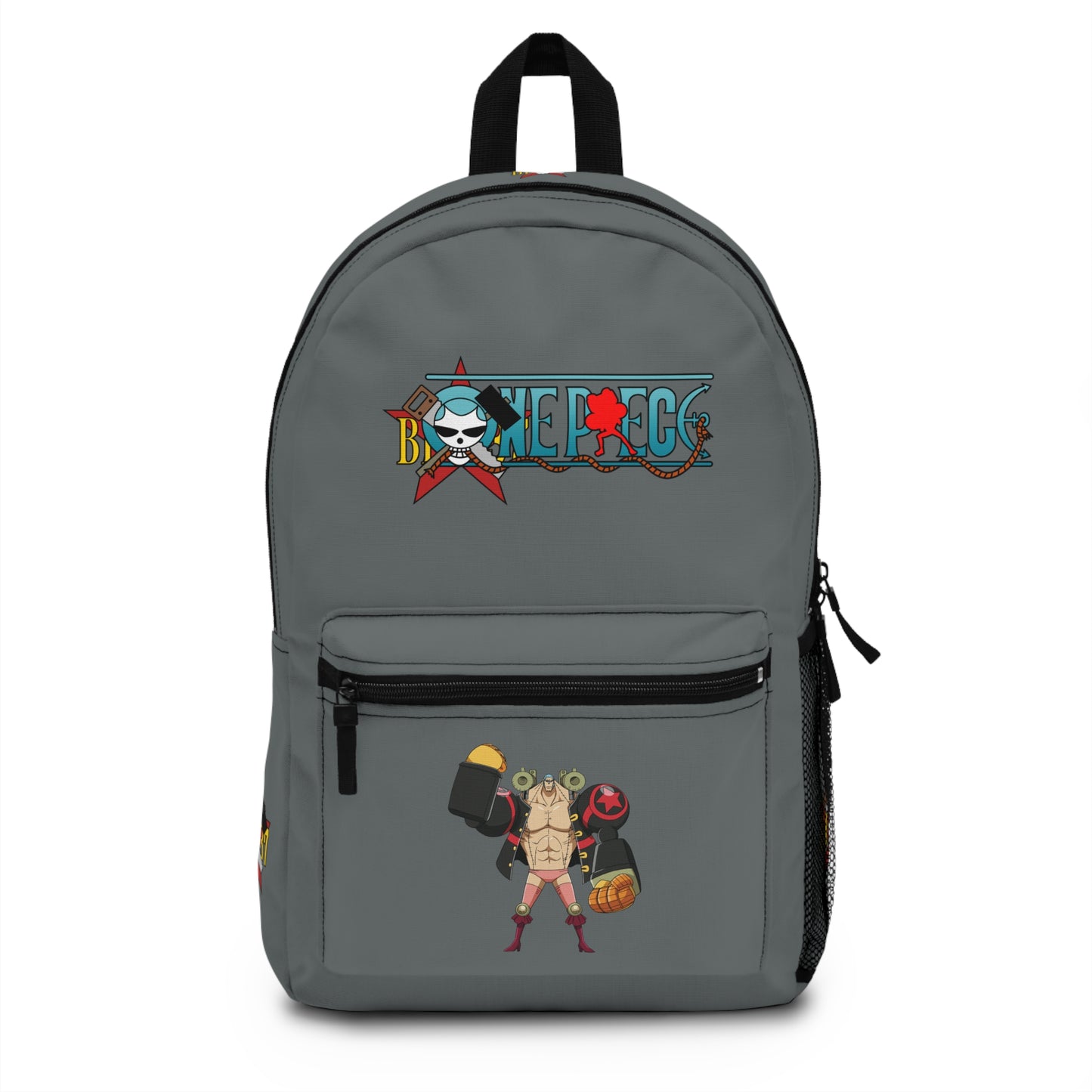 Franky One Piece Anime Backpack Dark grey 🔧