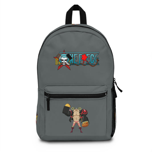 Franky One Piece Anime Backpack Dark grey 🔧