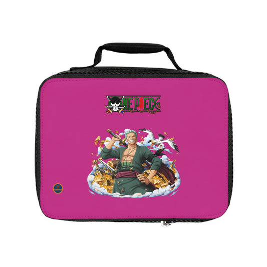 Roronoa Zoro One Piece Anime Lunch Bag Pink 🍱
