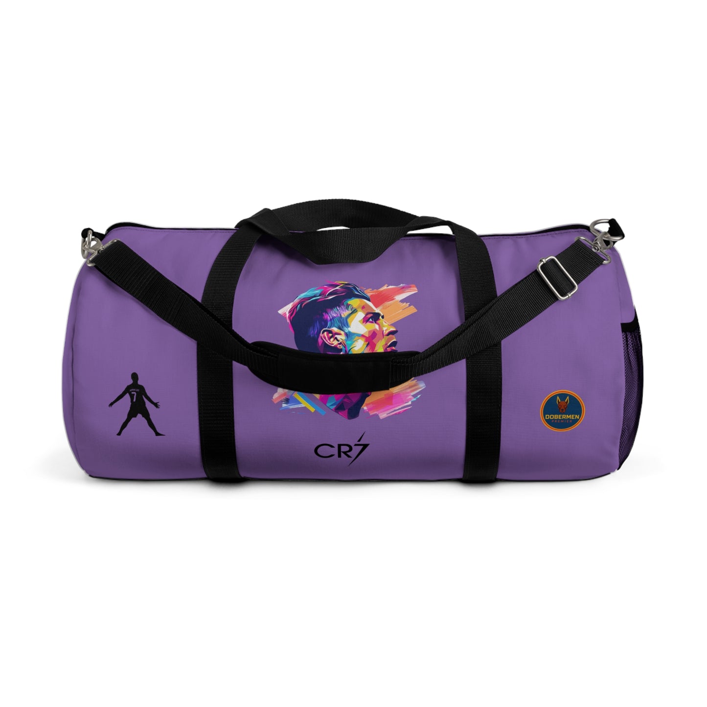 Premium Cristiano Ronaldo Duffel Bag Light purple 🏆⚽