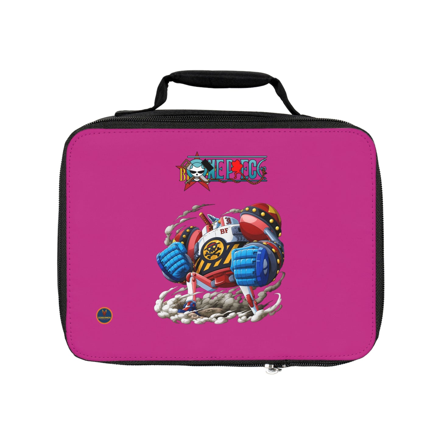 Franky One Piece Anime Lunch Bag Pink 🍱