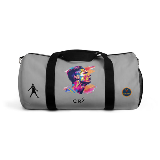 Premium Cristiano Ronaldo Duffel Bag Light grey 🏆⚽
