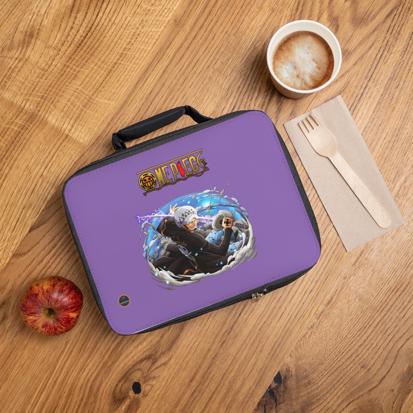 Trafalgar D. Water Law One Piece Anime Lunch Bag Light purple 🍱