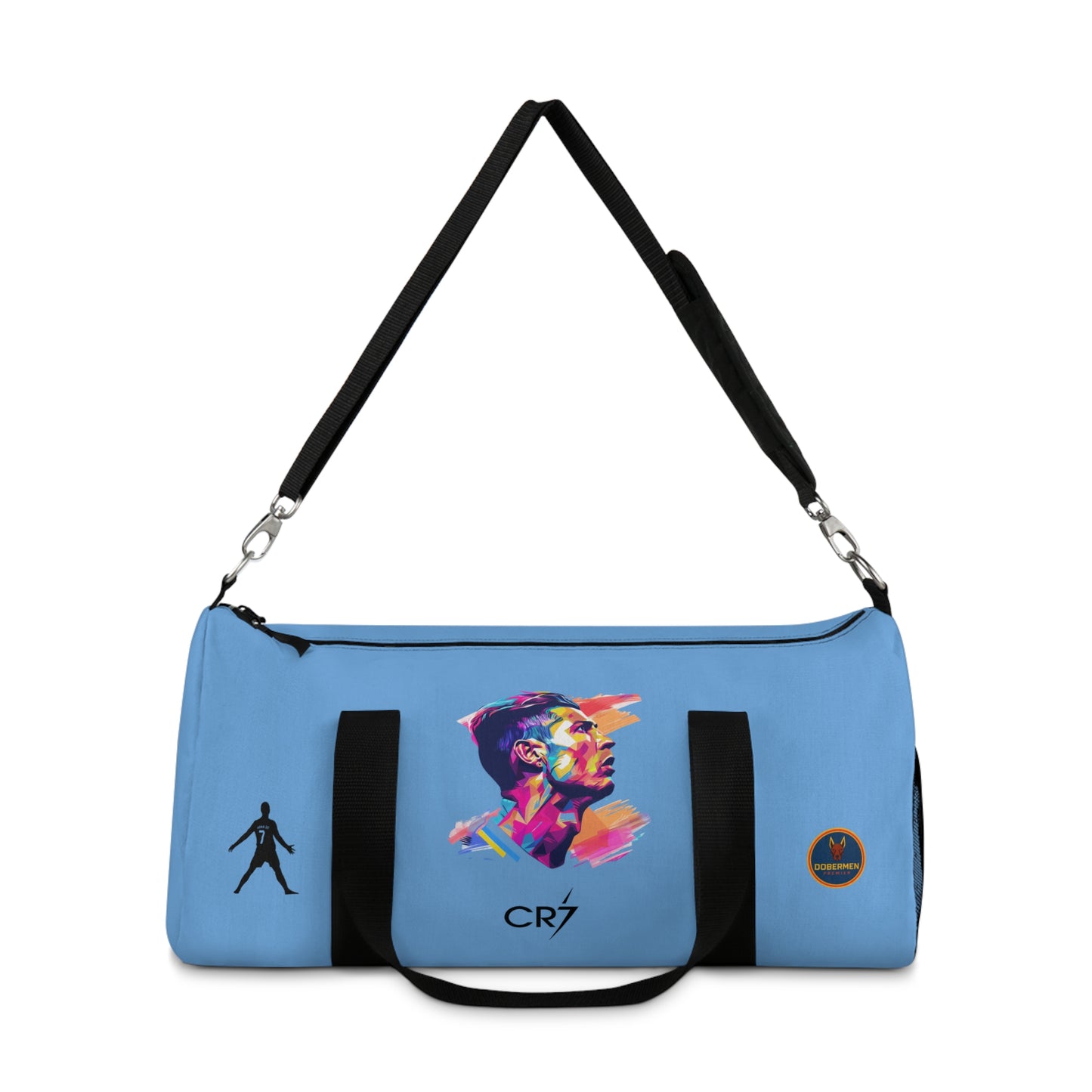 Premium Cristiano Ronaldo Duffel Bag Light blue 🏆⚽