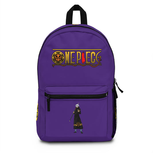 Trafalgar D. Water Law One Piece Anime Backpack Purple ⚓