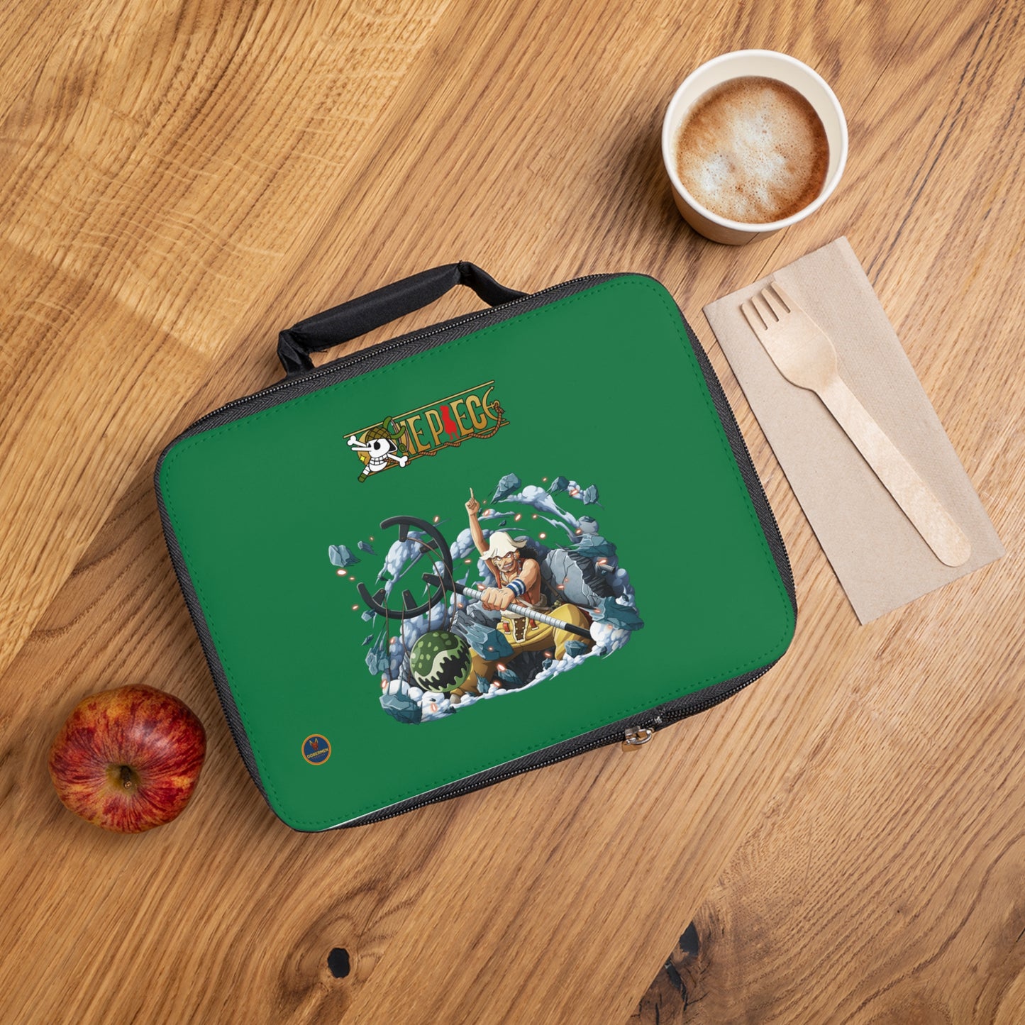 Usopp One Piece Anime Lunch Bag Dark green 🍱